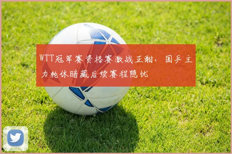 WTT冠军赛资格赛激战正酣，国乒主力轮休暗藏后续赛程隐忧